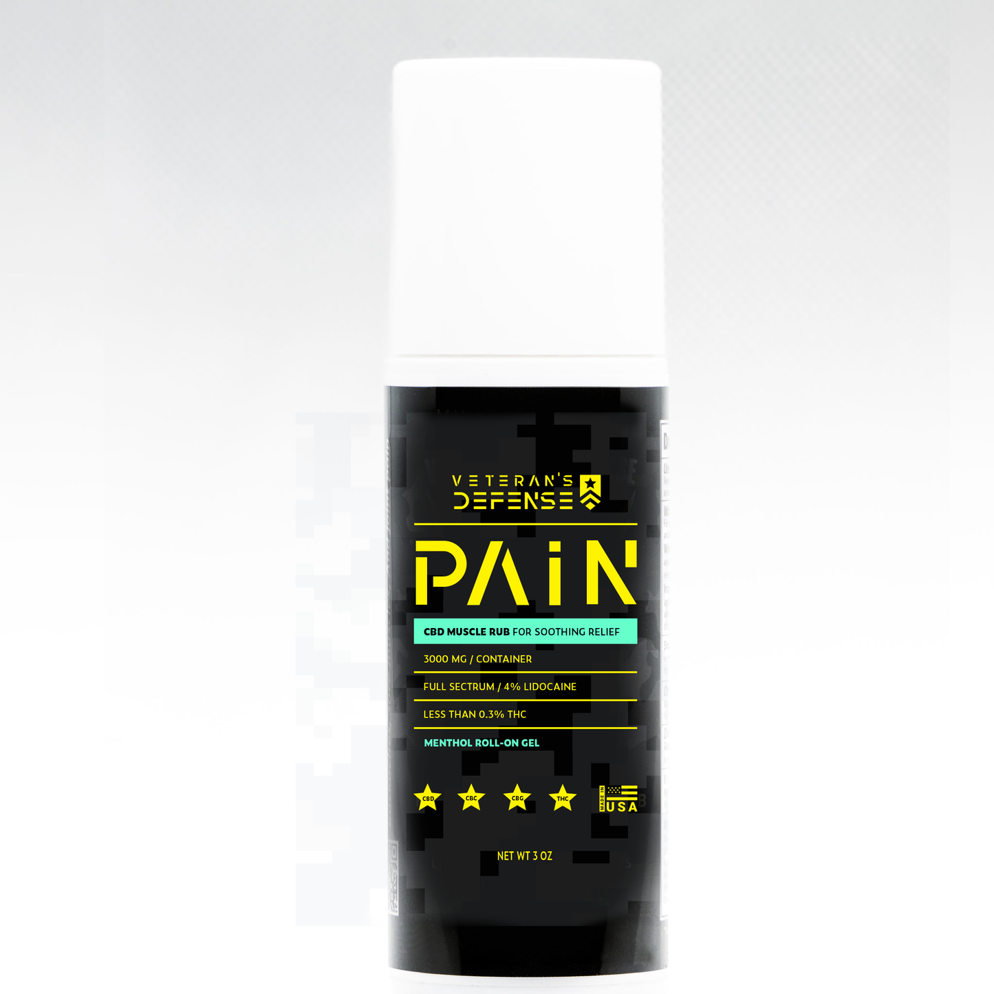 Pain Relief Roll-On Gel 4% Lidocaine